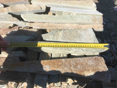 Горбушка златолит золотистый для облицовки купить в Североуральске