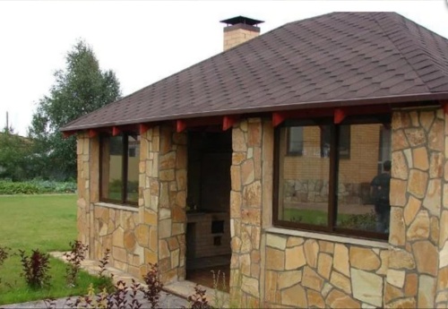 Плитняк златолит жёлтый для фасада 1,5-3 см купить в Североуральске