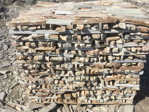 Горбушка златолит золотистый для облицовки купить в Североуральске